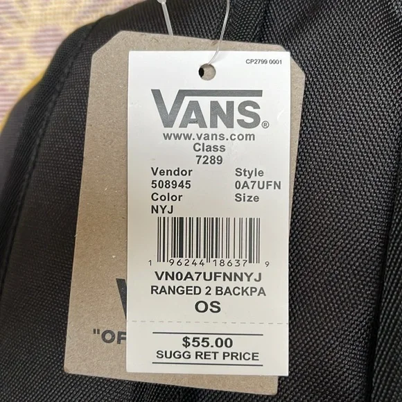 Vans Ranged 2 Prints Adult Laptop Backpack One Size 
NWT Authentic - Picture 9 of 16